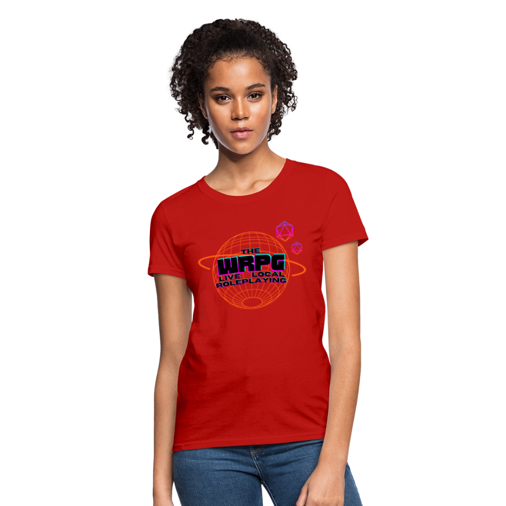 OG WRPG Logo Black Women's T-Shirt - red