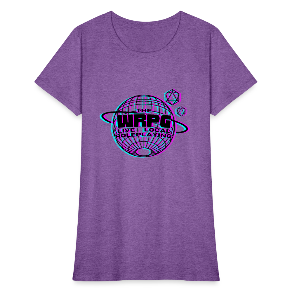 the WRPG 3d LogoWomen's T-Shirt - purple heather