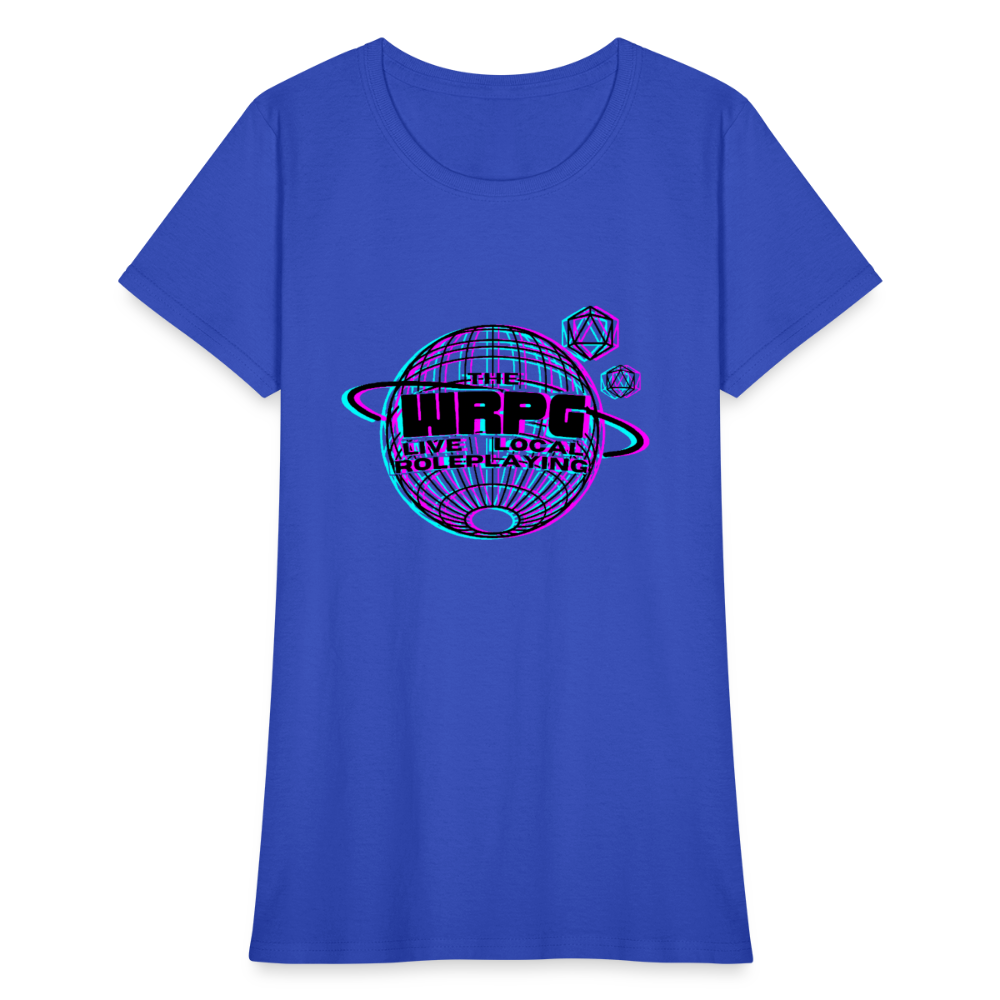 the WRPG 3d LogoWomen's T-Shirt - royal blue