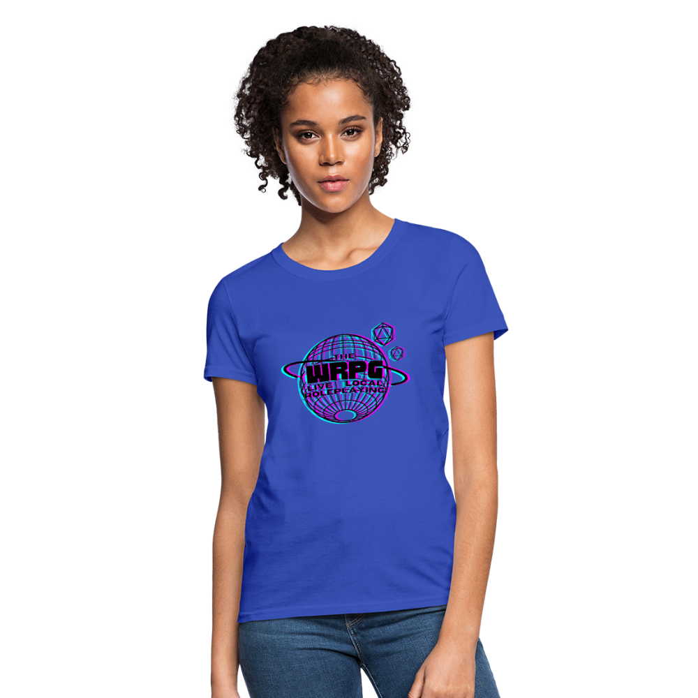 the WRPG 3d LogoWomen's T-Shirt - royal blue