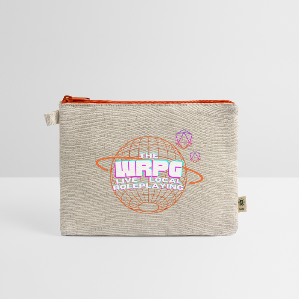 OG WRPG Logo white Carry All Pouch - natural/orange