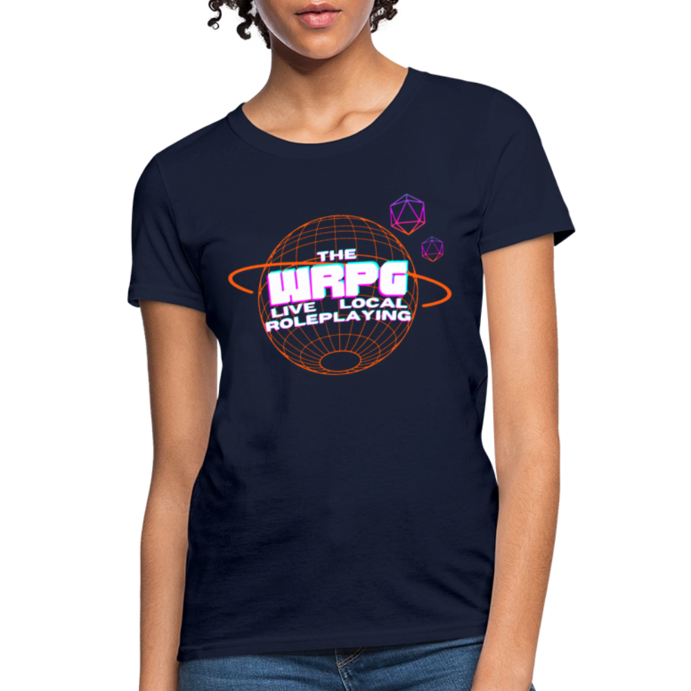 OG WRPG Logo white Women's T-Shirt - navy