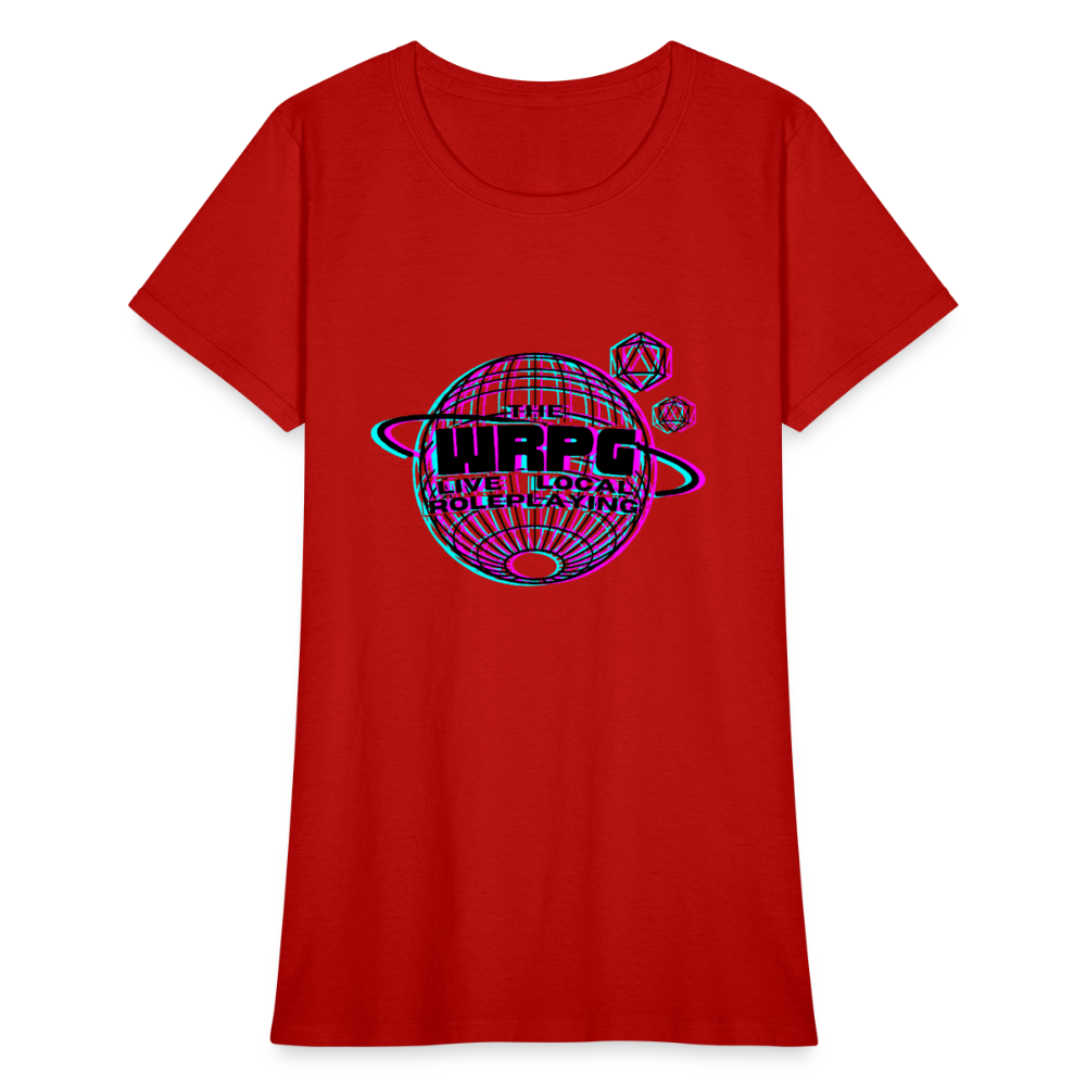 the WRPG 3d LogoWomen's T-Shirt - red