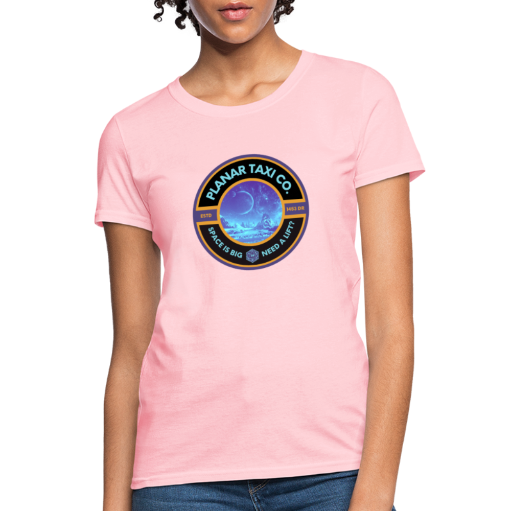 Planar Taxi Co. Logo Women's T-Shirt - pink