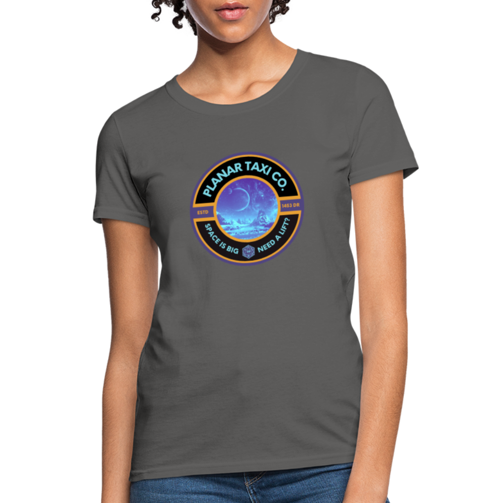 Planar Taxi Co. Logo Women's T-Shirt - charcoal