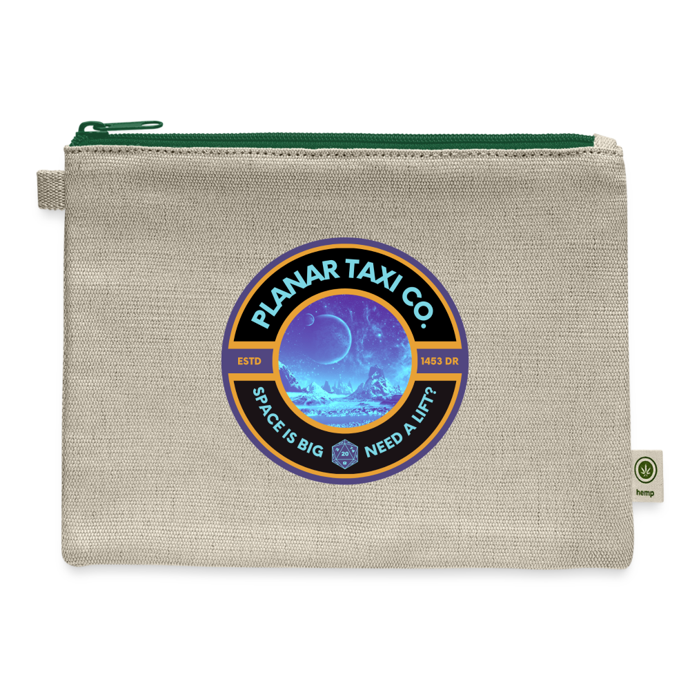 PLanar Taxi Co. Carry All Pouch - natural/green