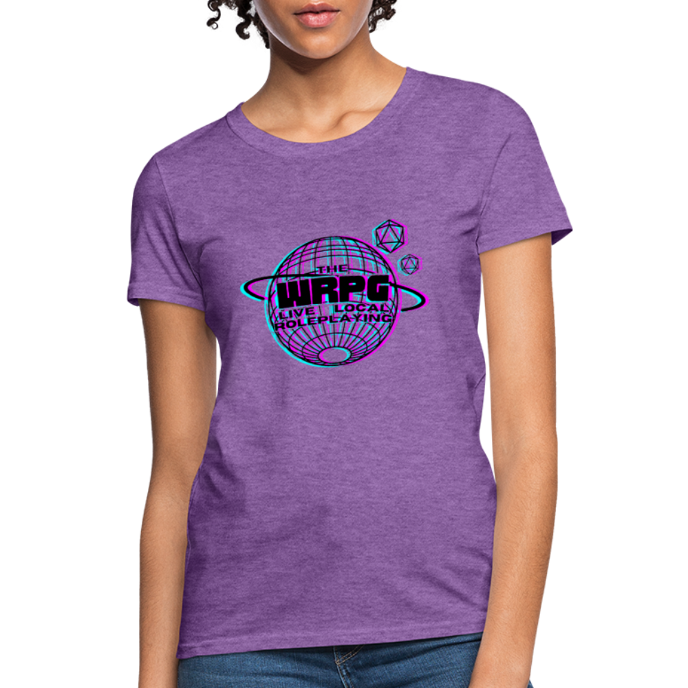 the WRPG 3d LogoWomen's T-Shirt - purple heather