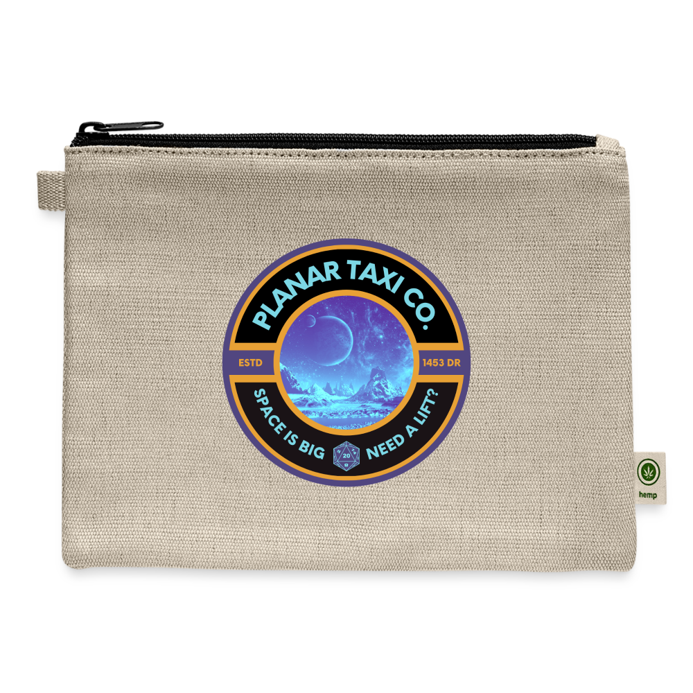 PLanar Taxi Co. Carry All Pouch - natural