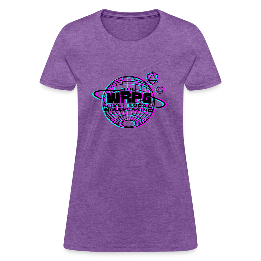 the WRPG 3d LogoWomen's T-Shirt - purple heather