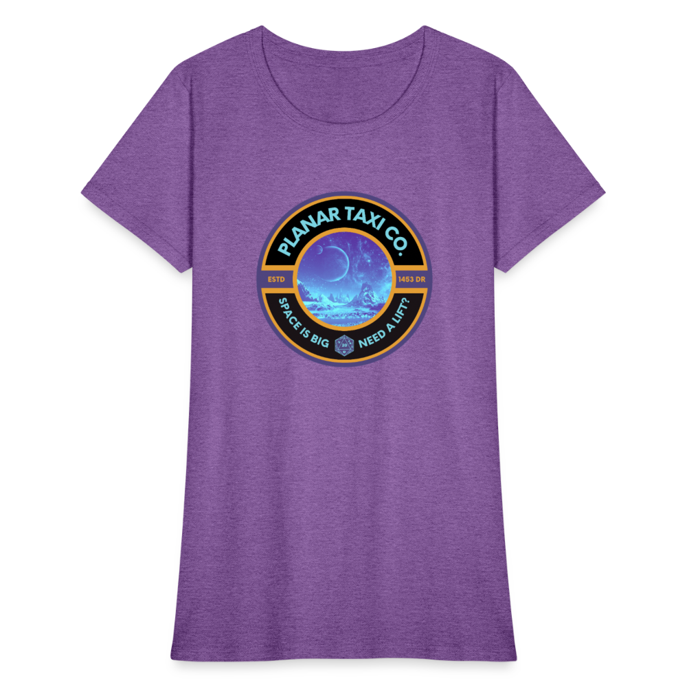 Planar Taxi Co. Logo Women's T-Shirt - purple heather