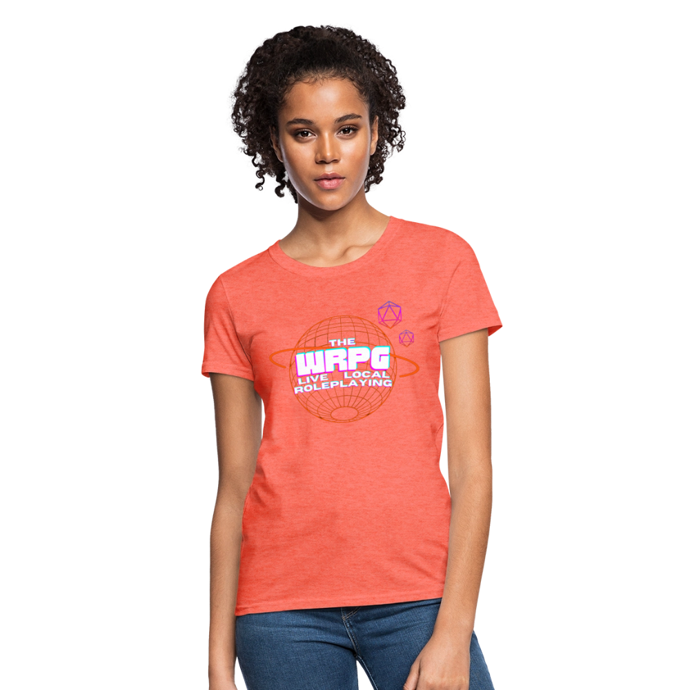 OG WRPG Logo white Women's T-Shirt - heather coral