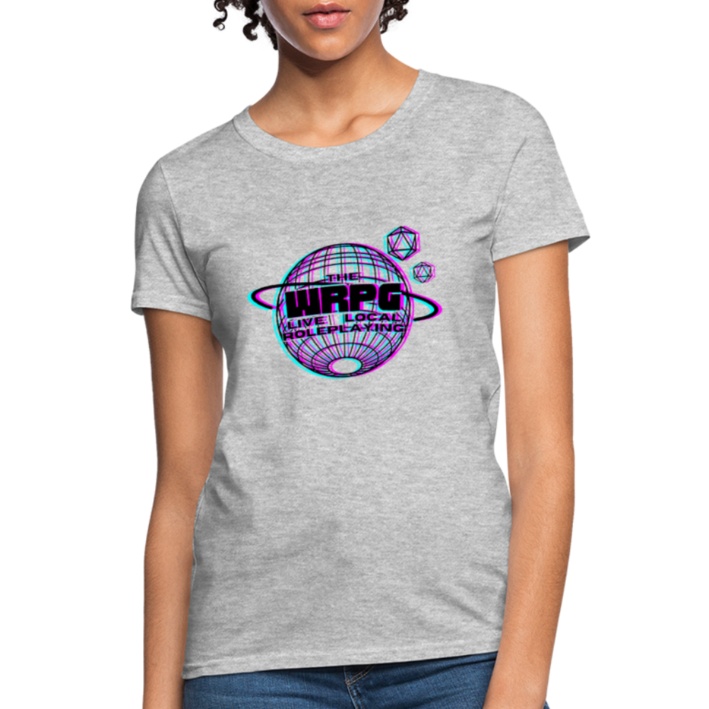 the WRPG 3d LogoWomen's T-Shirt - heather gray