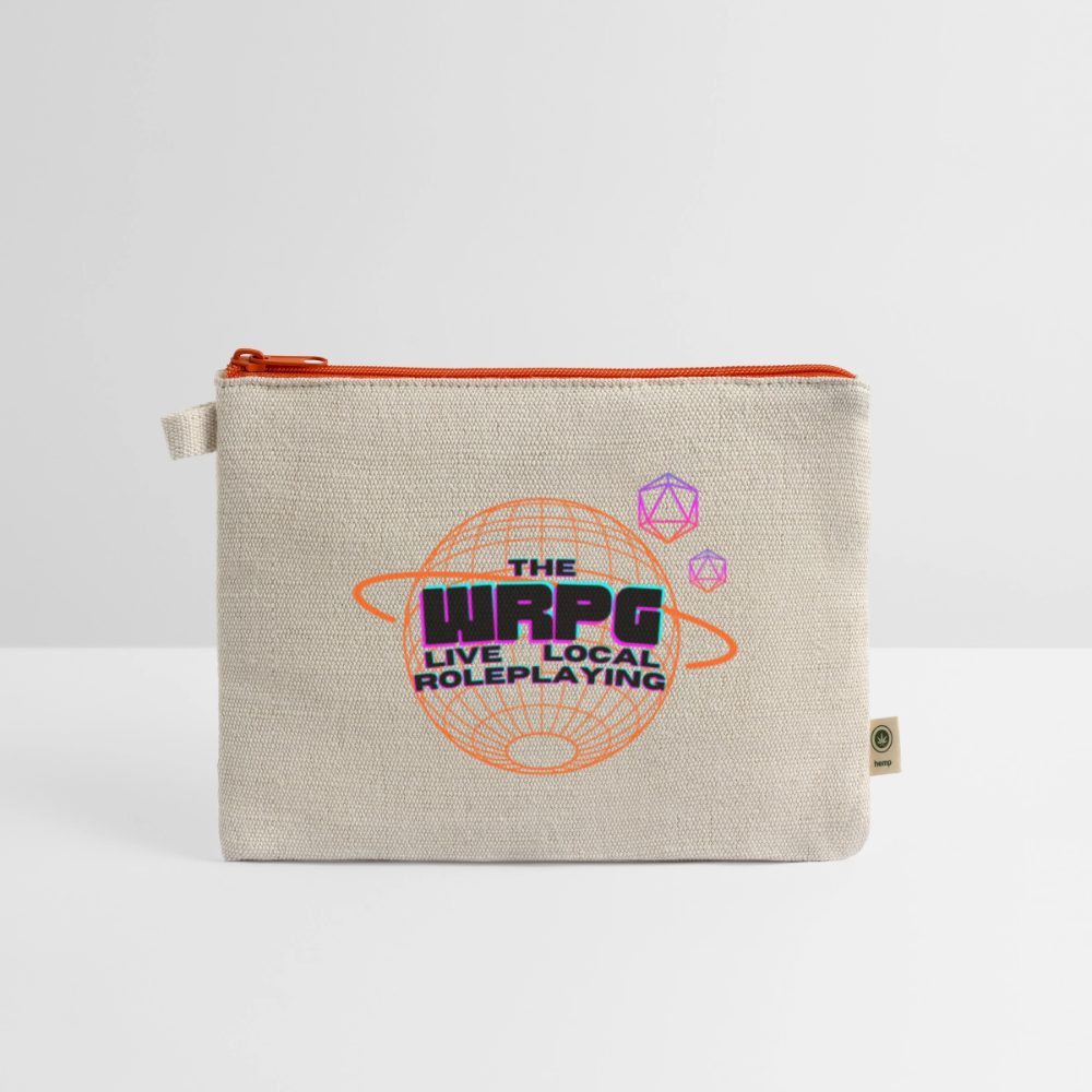 OG WRPG Logo Black Carry All Pouch - natural/orange