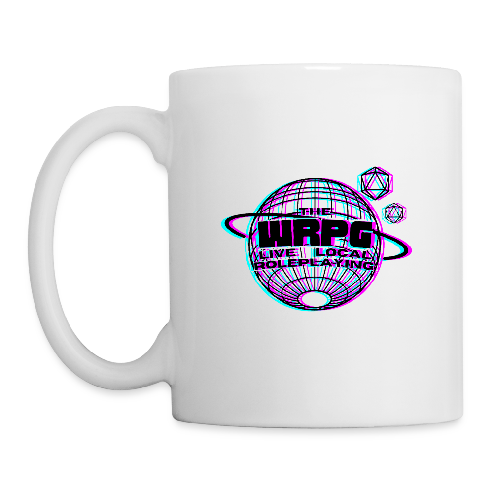 the WRPG 3d black logo Mug - white