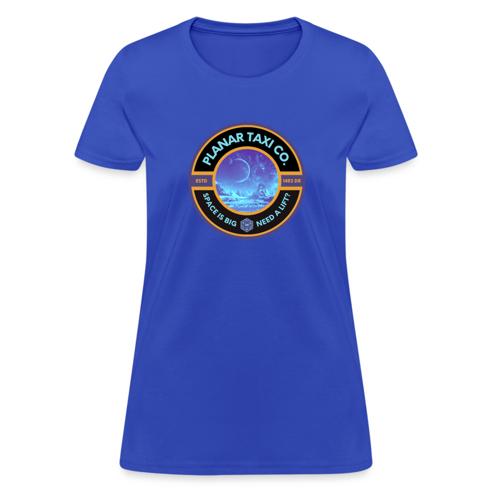 Planar Taxi Co. Logo Women's T-Shirt - royal blue