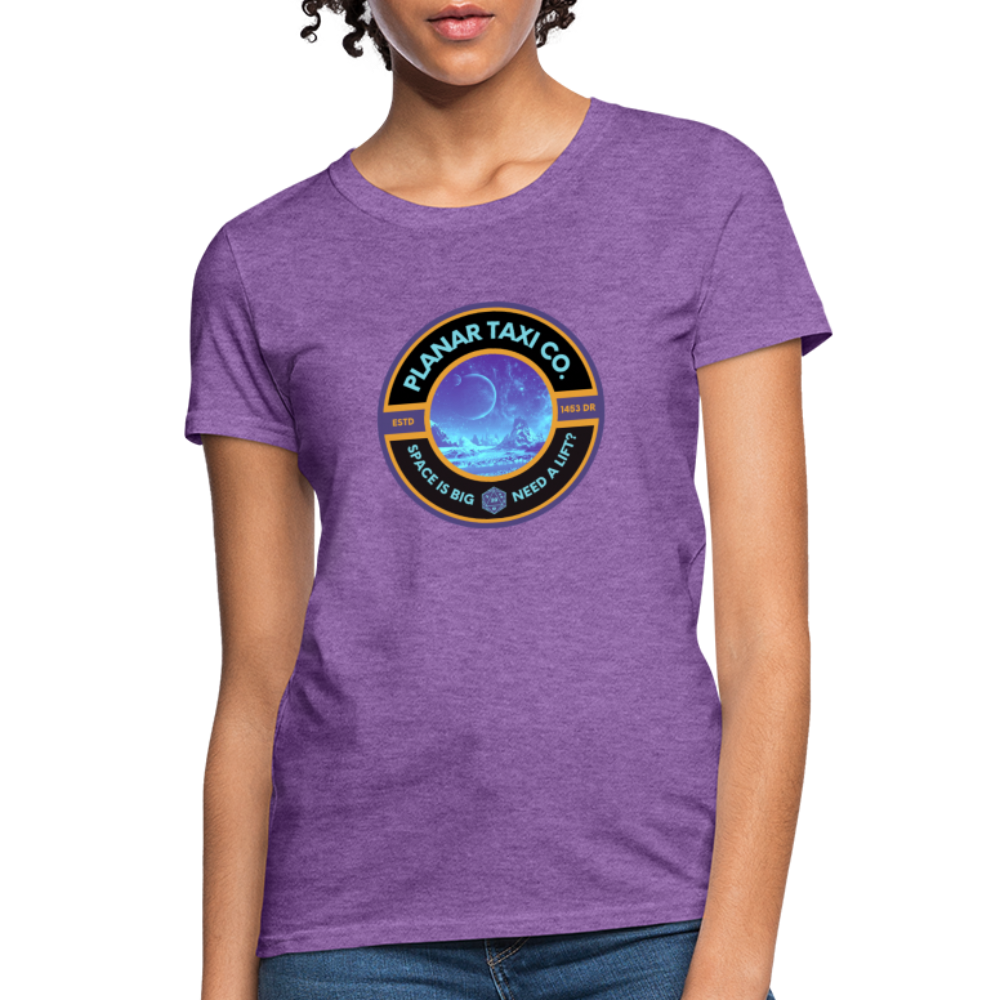 Planar Taxi Co. Logo Women's T-Shirt - purple heather