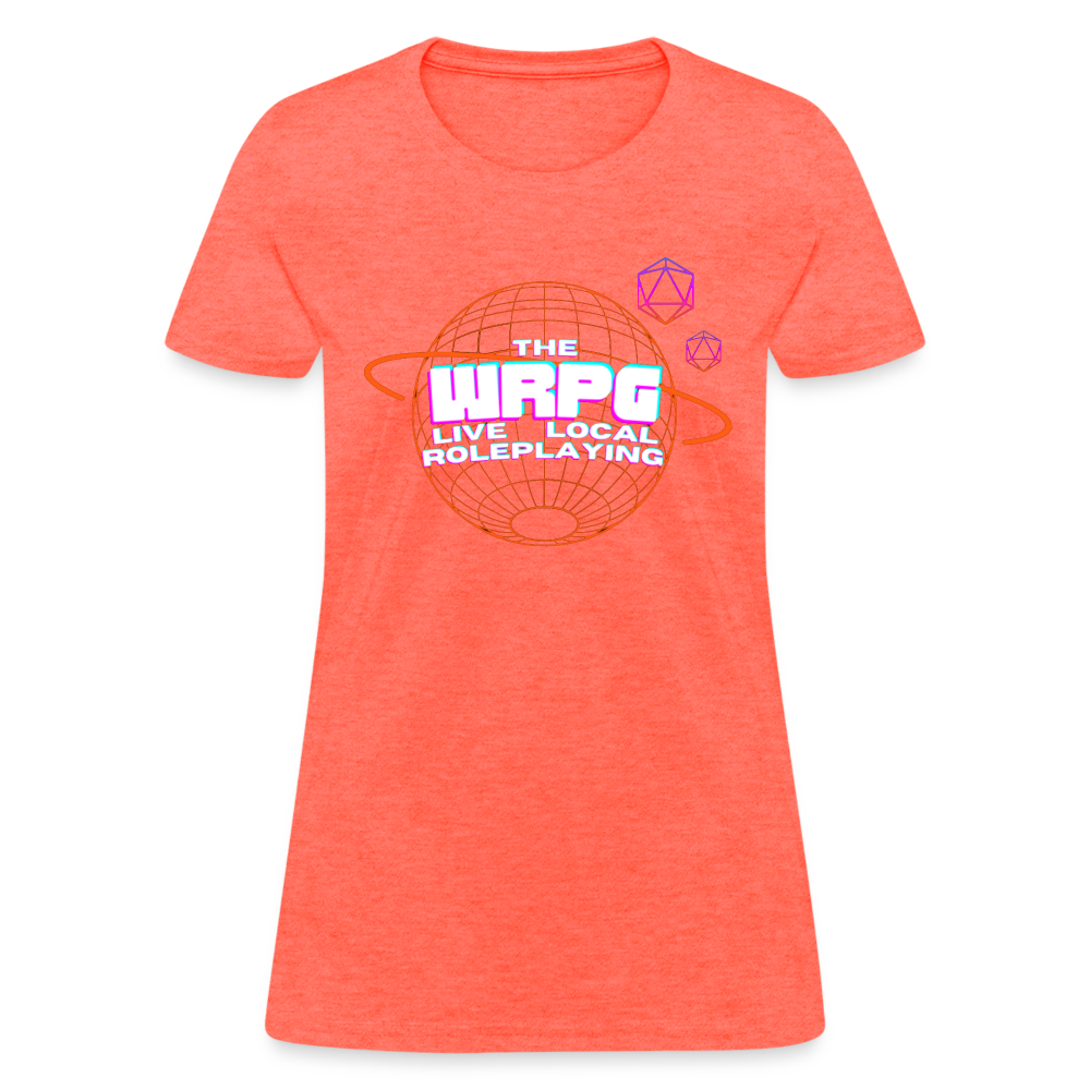 OG WRPG Logo white Women's T-Shirt - heather coral