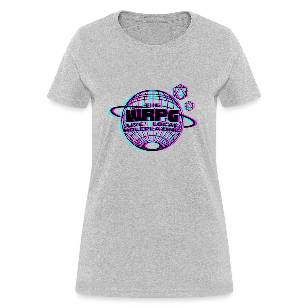 the WRPG 3d LogoWomen's T-Shirt - heather gray