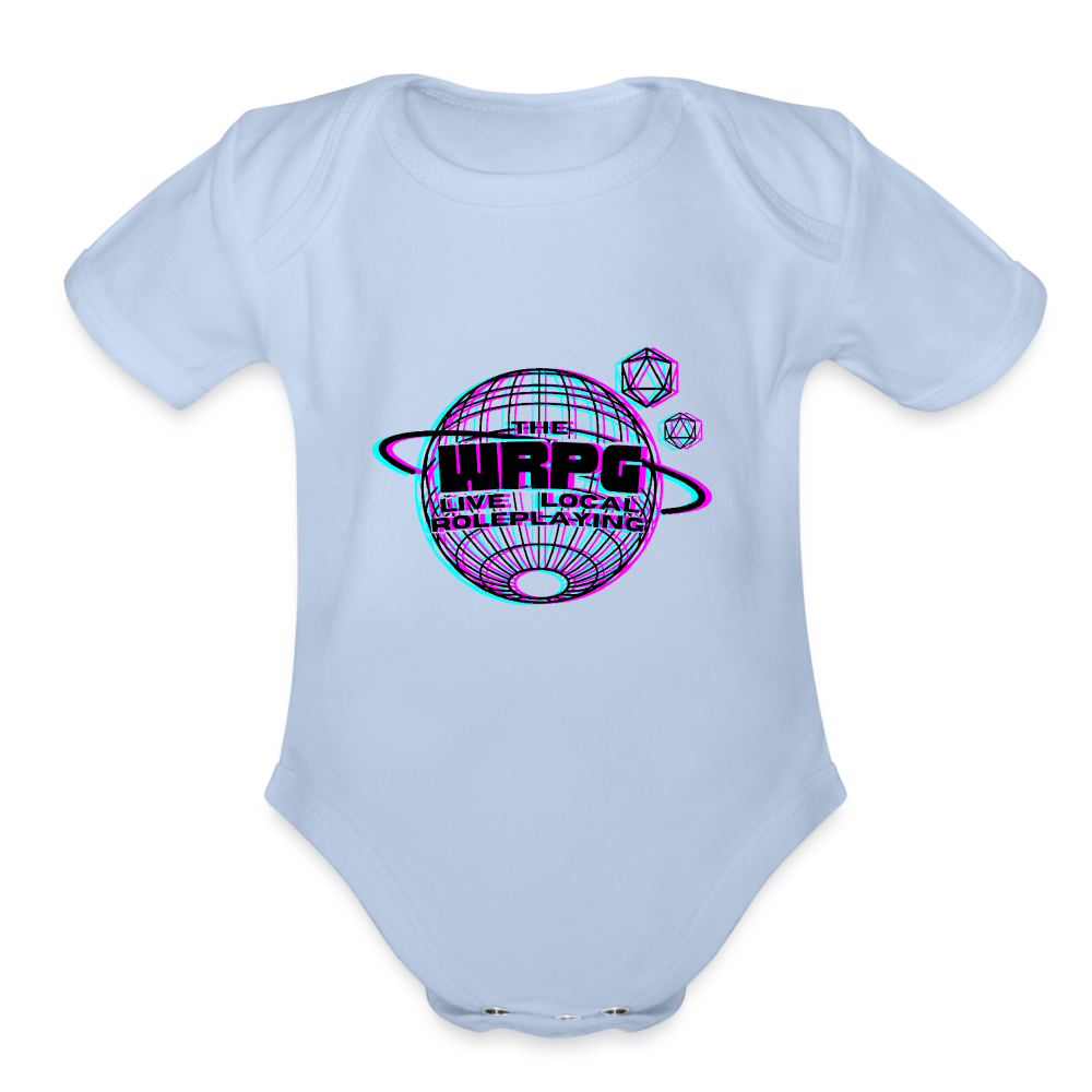 the WRPG 3d logo black Baby - sky