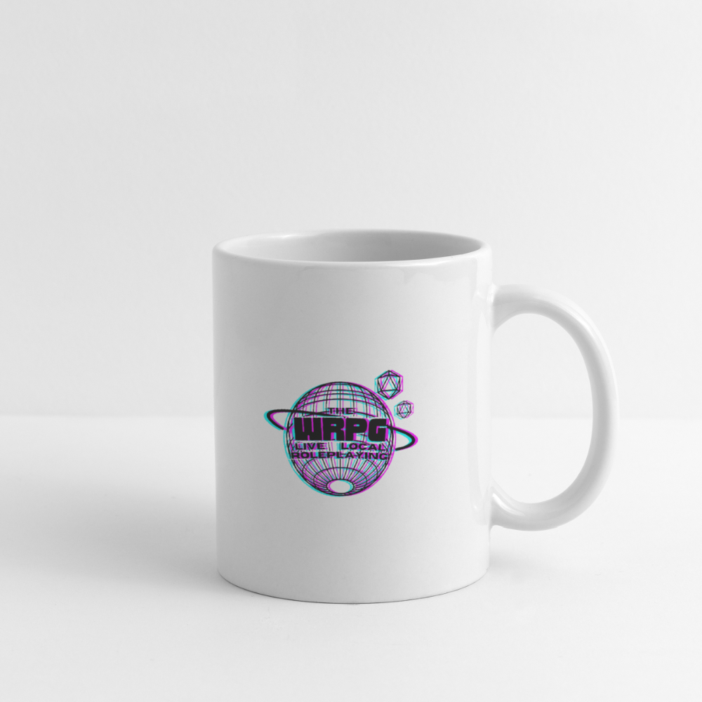 the WRPG 3d black logo Mug - white