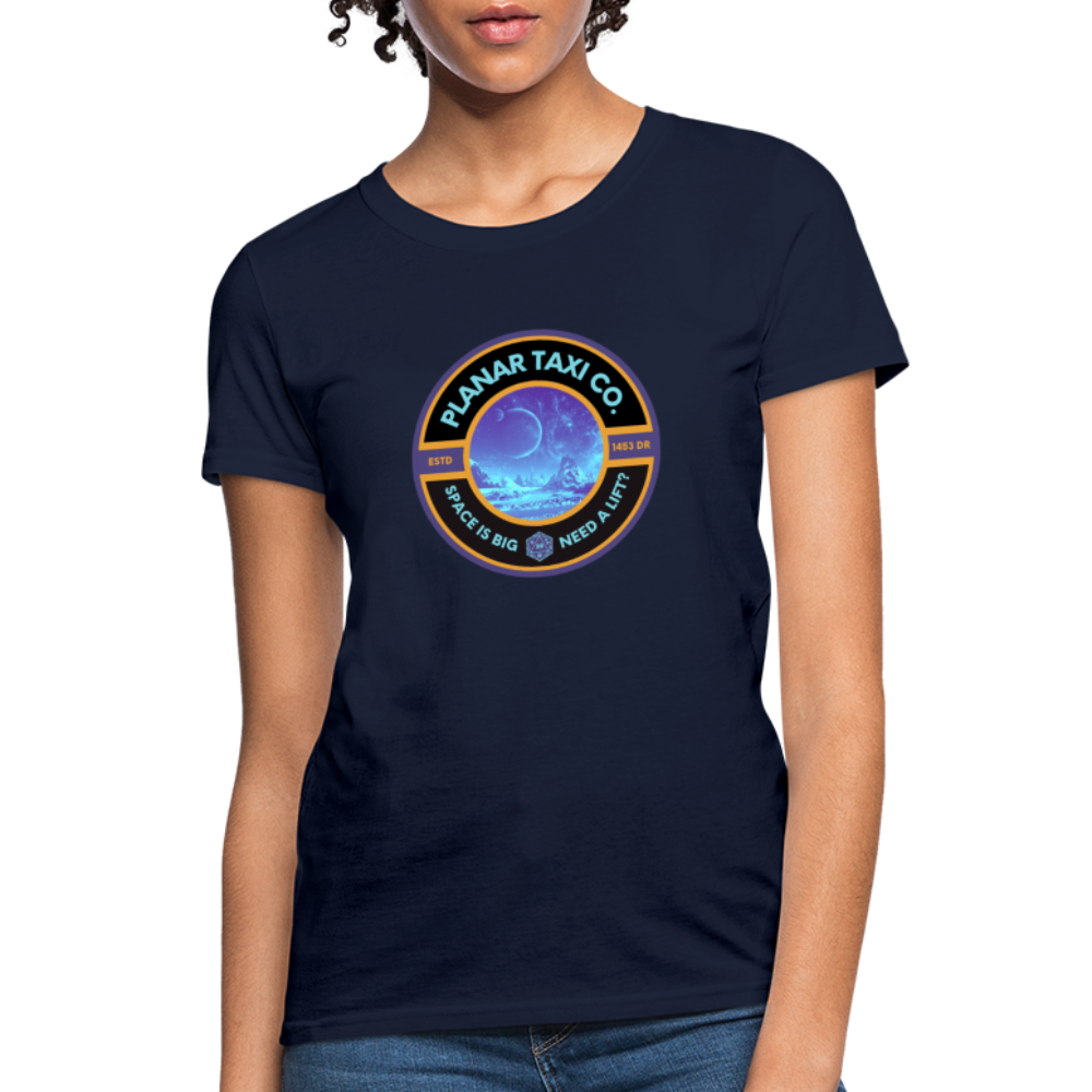 Planar Taxi Co. Logo Women's T-Shirt - navy