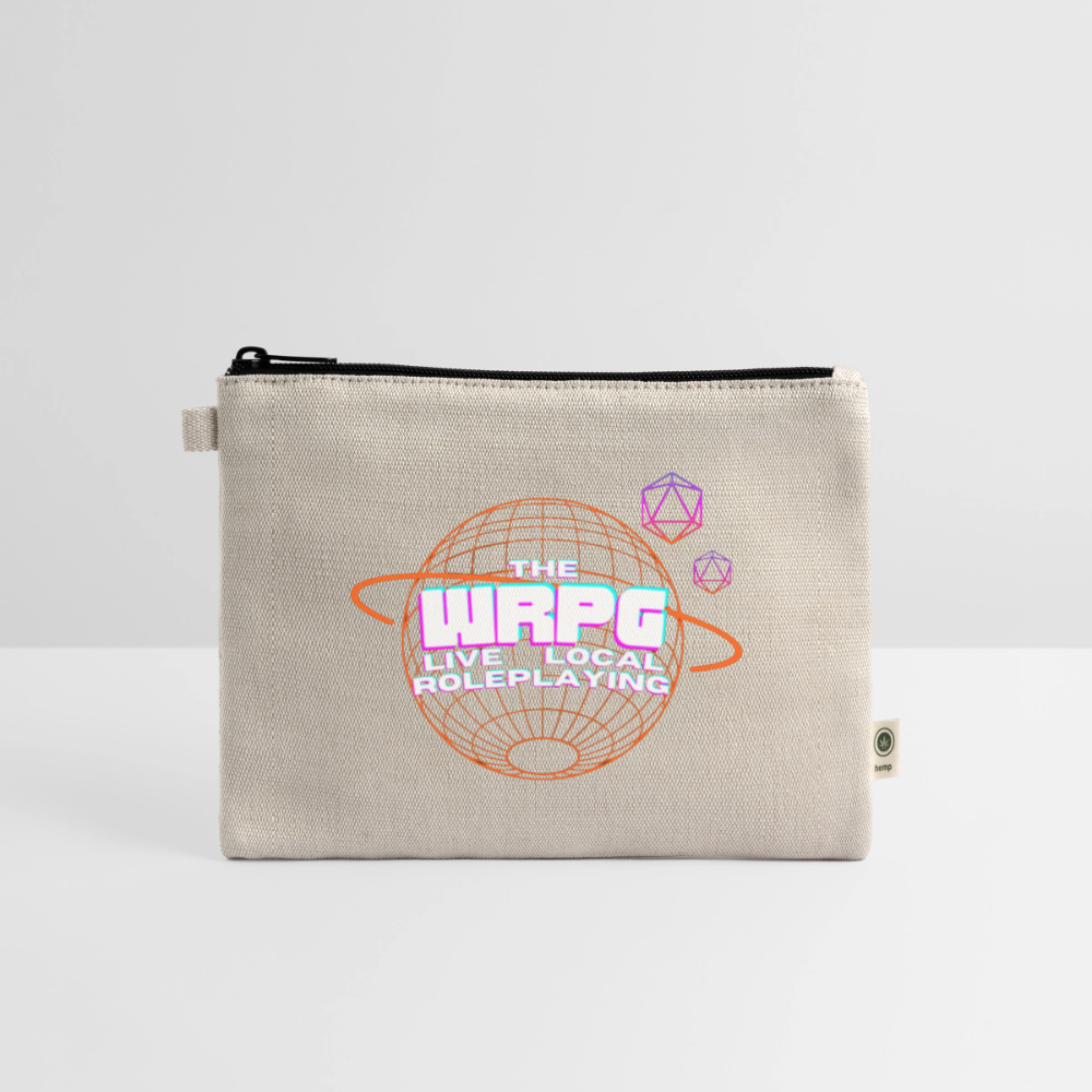 OG WRPG Logo white Carry All Pouch - natural