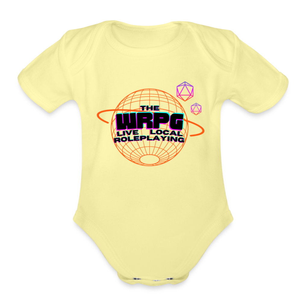 OG WRPG Logo Black Baby - washed yellow