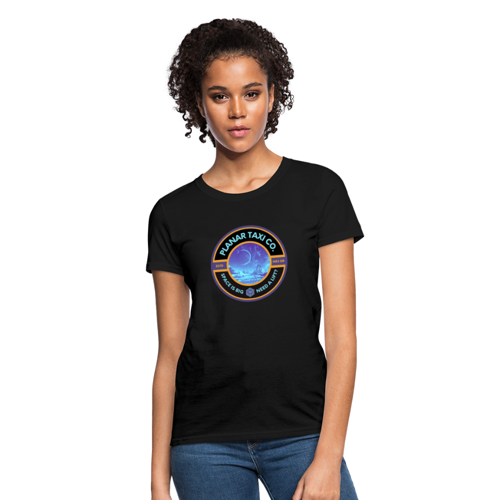 Planar Taxi Co. Logo Women's T-Shirt - black