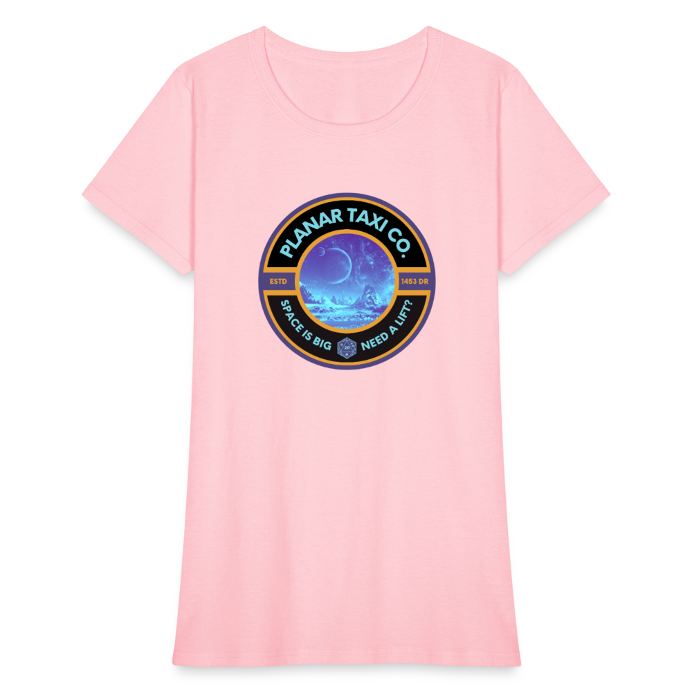 Planar Taxi Co. Logo Women's T-Shirt - pink