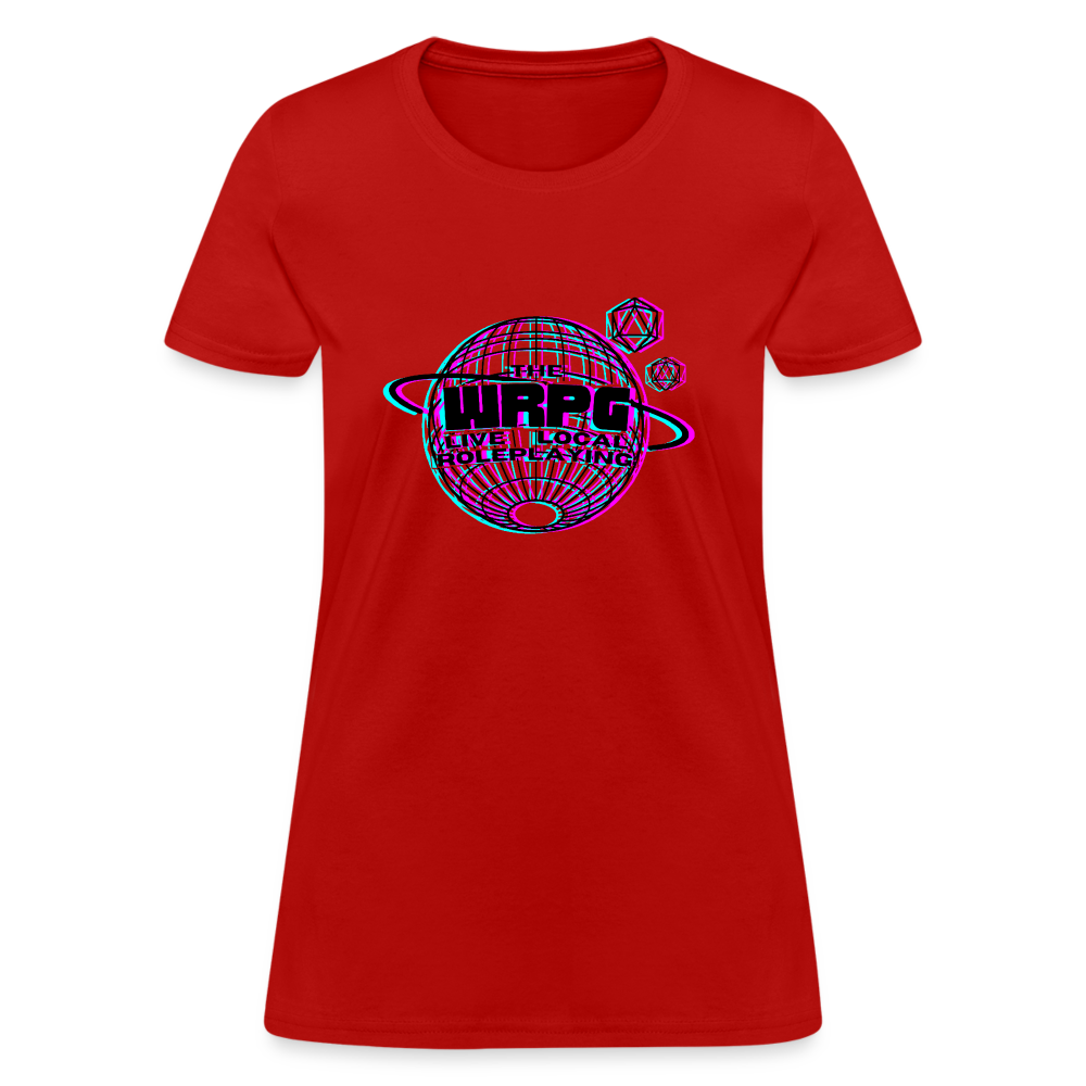 the WRPG 3d LogoWomen's T-Shirt - red