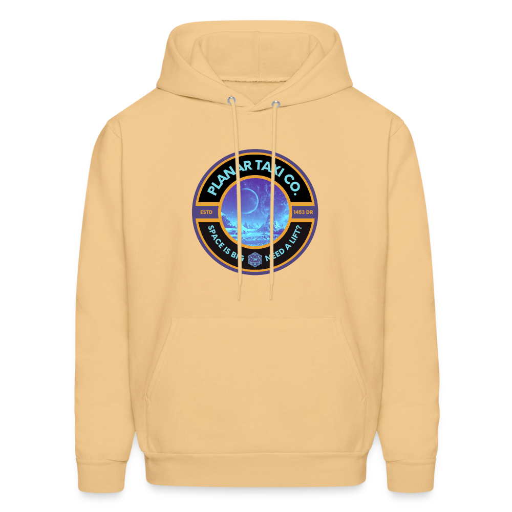 Planar Taxi Co. Logo Hoodie - light gold 