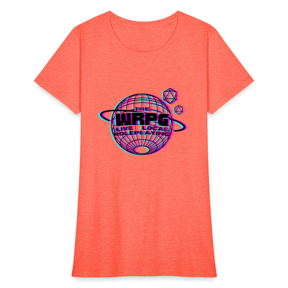 the WRPG 3d LogoWomen's T-Shirt - heather coral