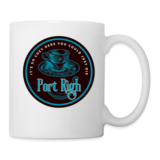 port Righ Logo Mug - white