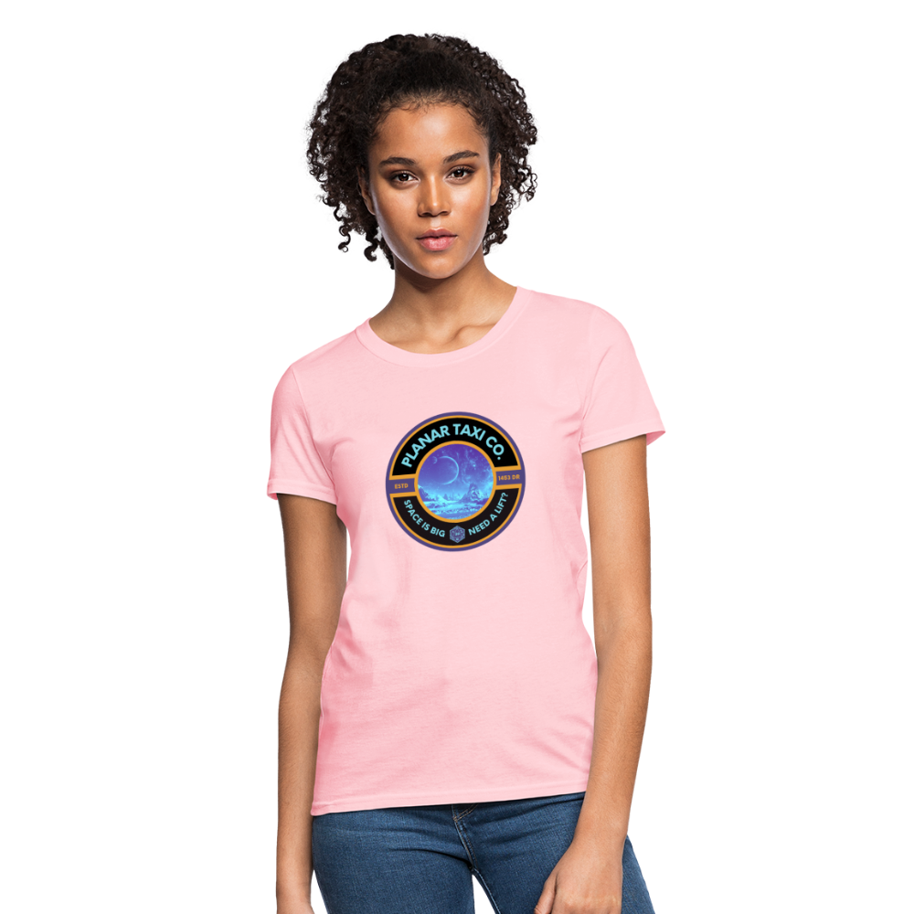 Planar Taxi Co. Logo Women's T-Shirt - pink