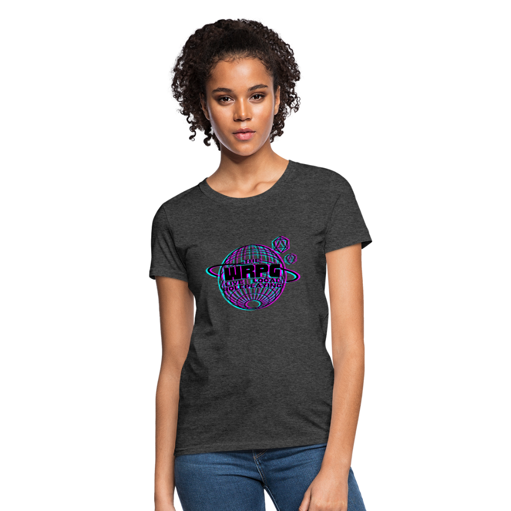 the WRPG 3d LogoWomen's T-Shirt - heather black