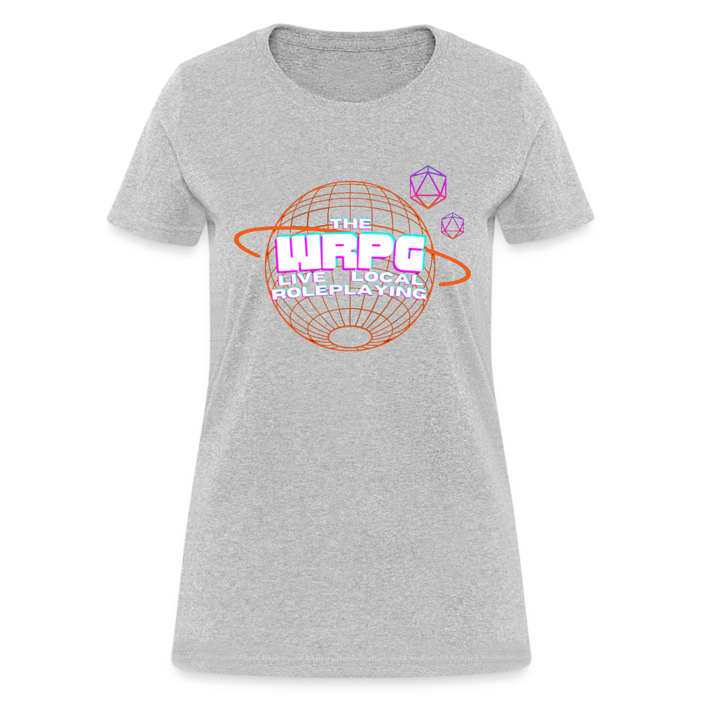 OG WRPG Logo white Women's T-Shirt - heather gray