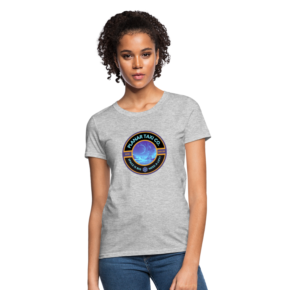 Planar Taxi Co. Logo Women's T-Shirt - heather gray