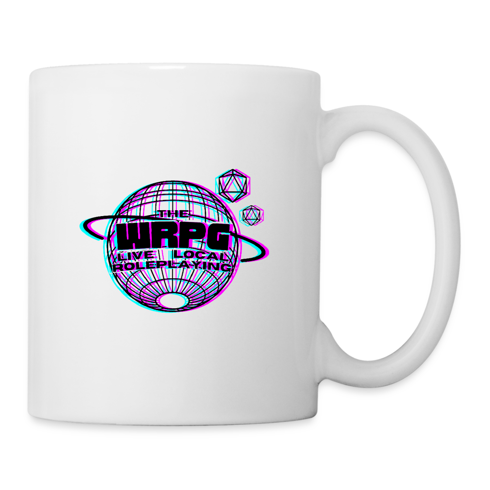 the WRPG 3d black logo Mug - white