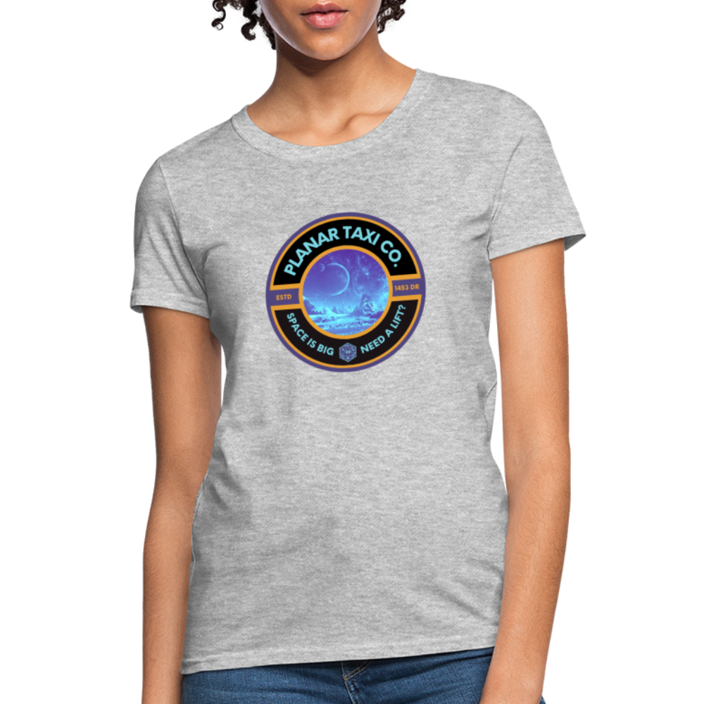 Planar Taxi Co. Logo Women's T-Shirt - heather gray