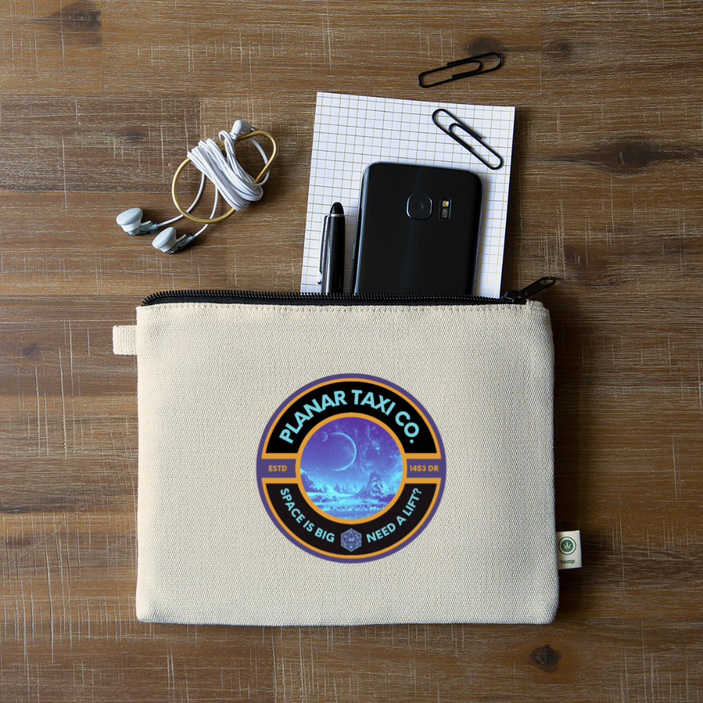 PLanar Taxi Co. Carry All Pouch - natural