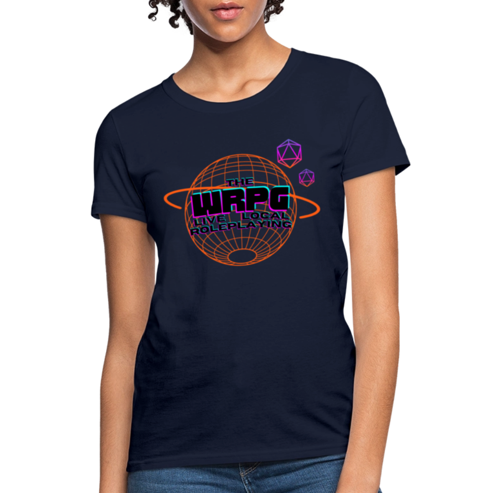 OG WRPG Logo Black Women's T-Shirt - navy