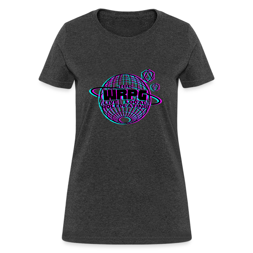 the WRPG 3d LogoWomen's T-Shirt - heather black