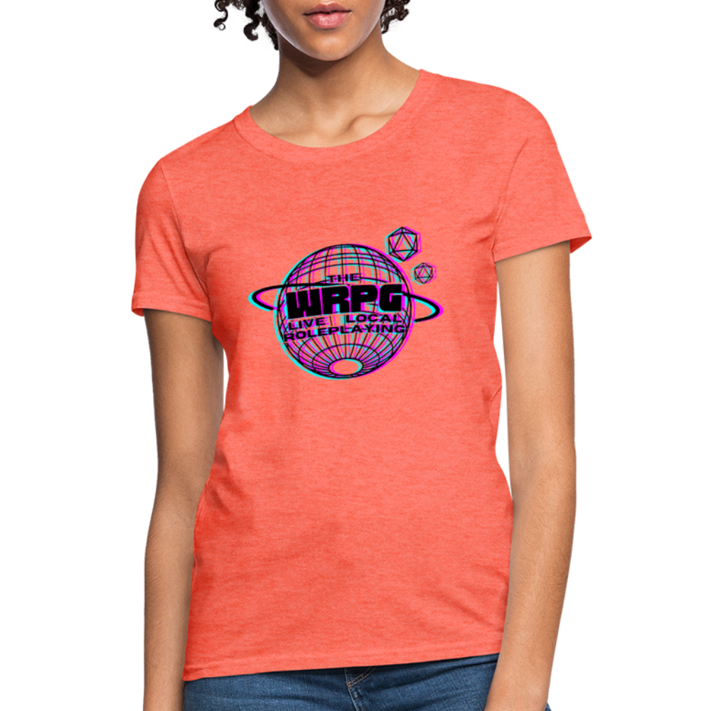 the WRPG 3d LogoWomen's T-Shirt - heather coral