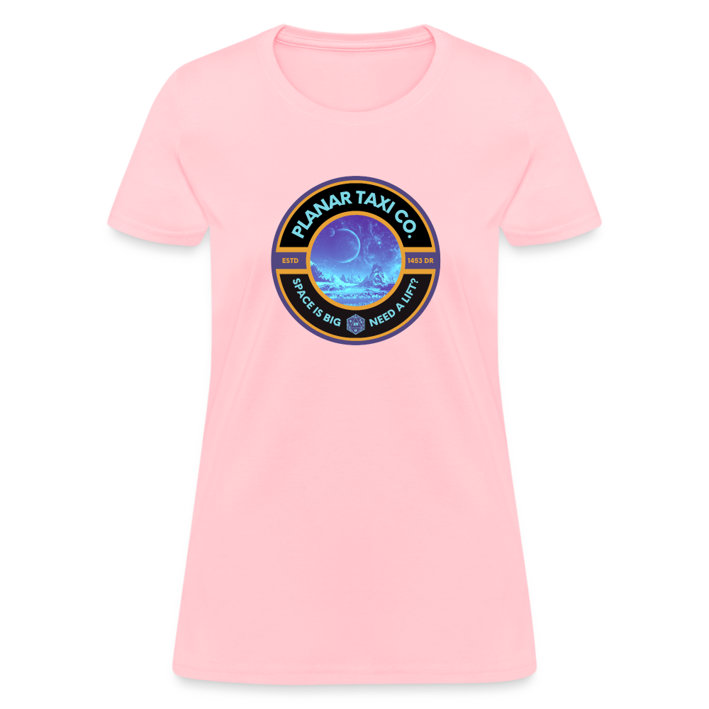 Planar Taxi Co. Logo Women's T-Shirt - pink