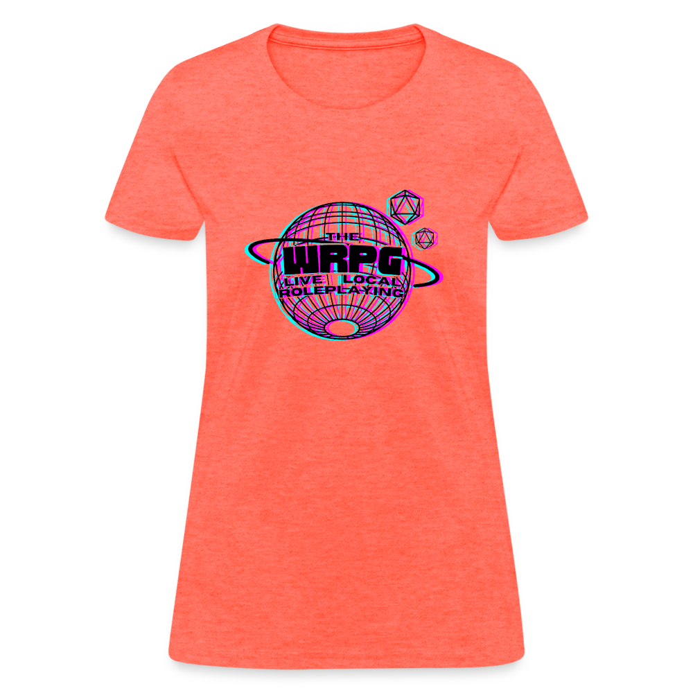 the WRPG 3d LogoWomen's T-Shirt - heather coral