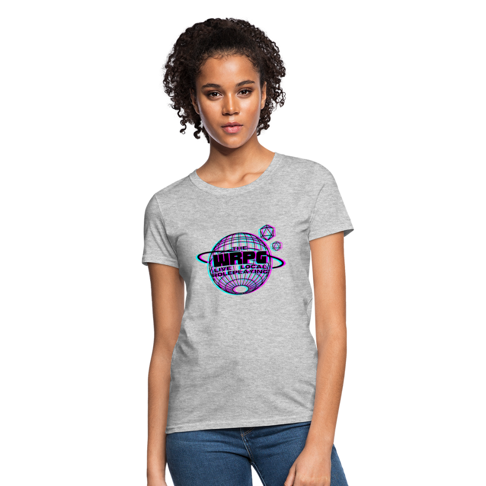 the WRPG 3d LogoWomen's T-Shirt - heather gray