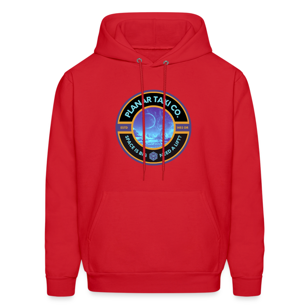 Planar Taxi Co. Logo Hoodie - red