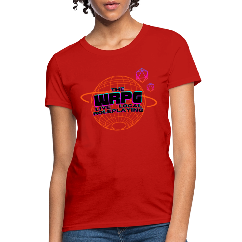 OG WRPG Logo Black Women's T-Shirt - red