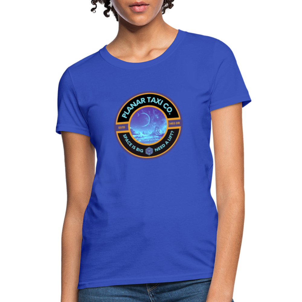 Planar Taxi Co. Logo Women's T-Shirt - royal blue