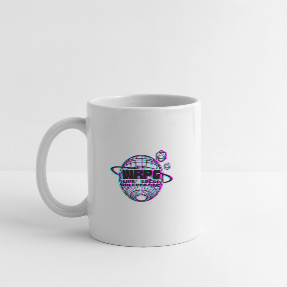 the WRPG 3d black logo Mug - white